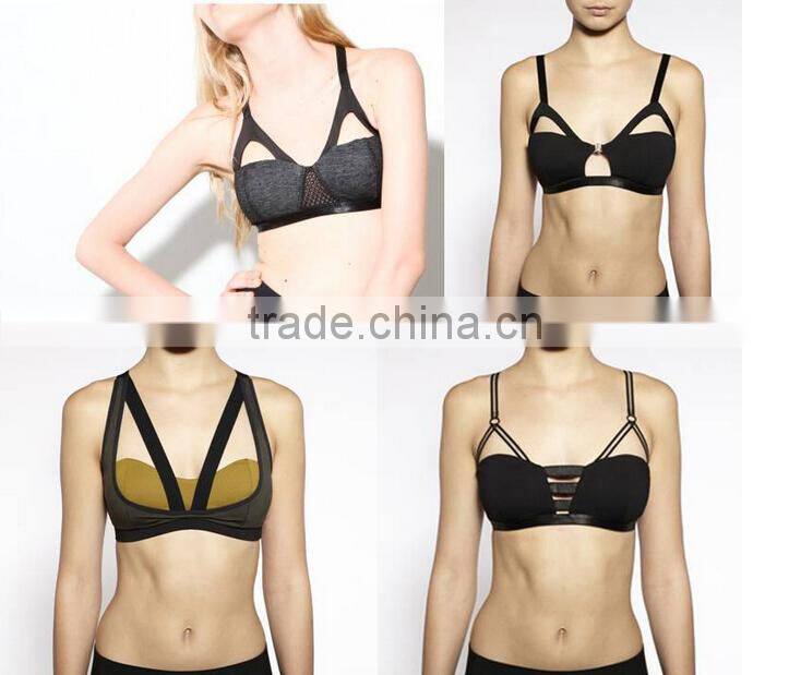 yoga sports girl tube sexy bra dri fit sports bra