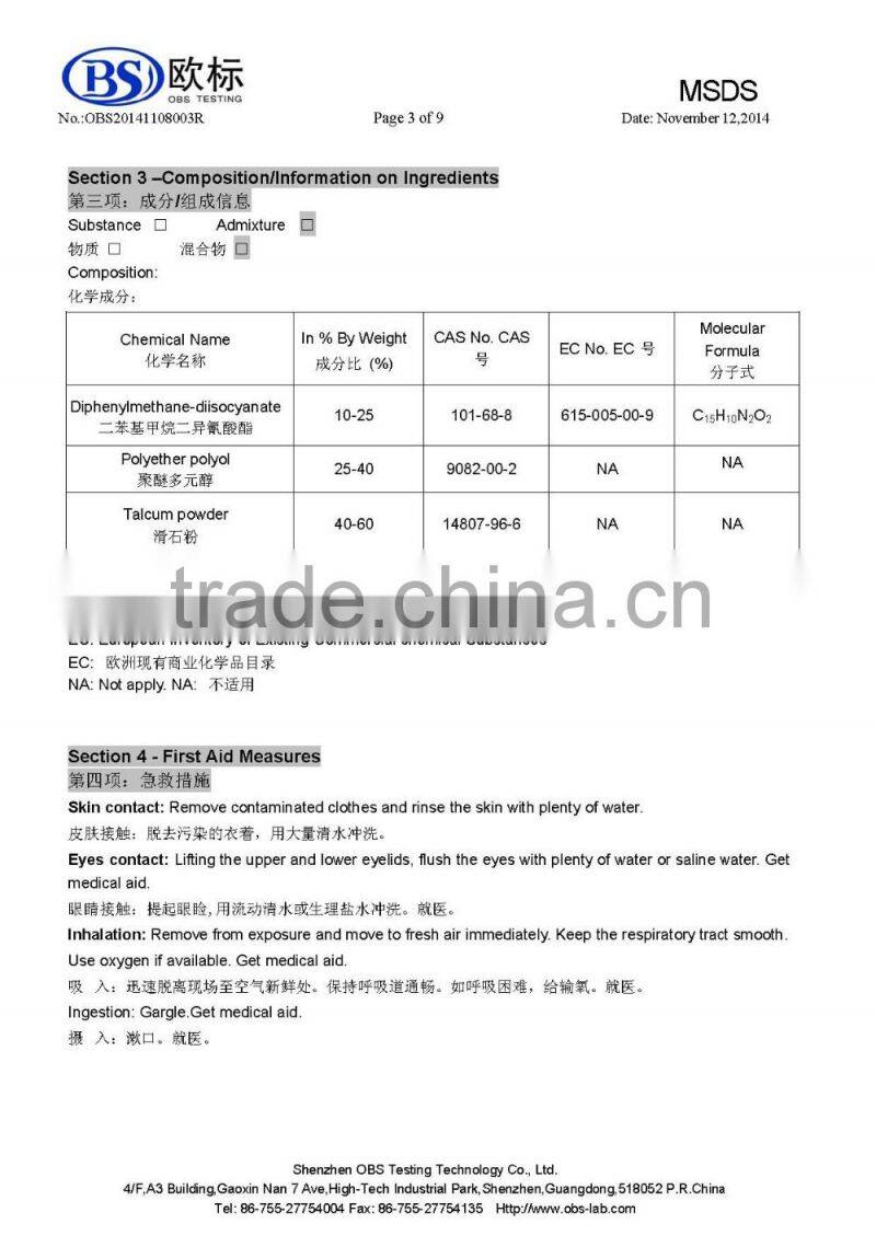 standarded 400 meters running tracks material