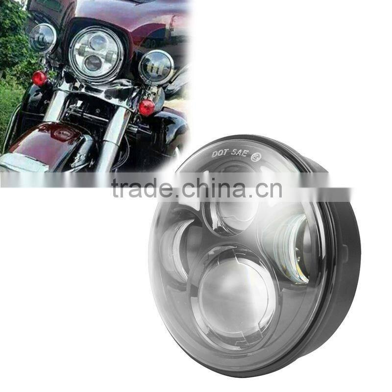 led harley headlights replacement 40W 5.75 inch 12V motorcycle headlamps for led harley headlight Day Time Running Lights