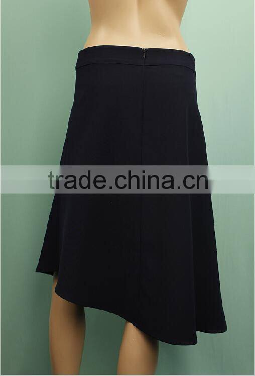 2016 A/W side long pictures short skirts women latest skirt design pictures