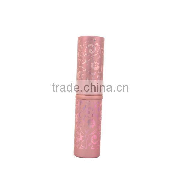High-End Good Qualty Soft Synthetic Hair Retractable Makeup With Printed Flower