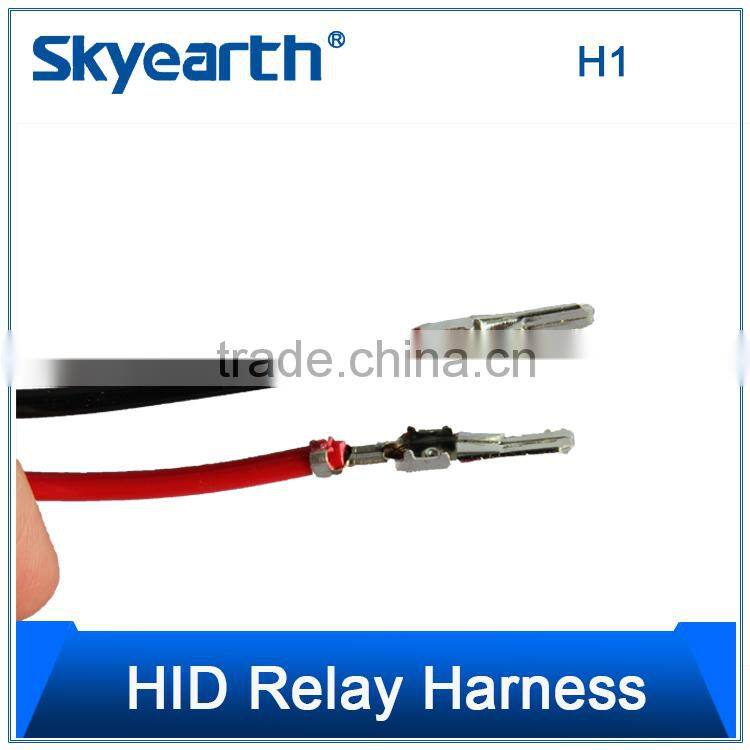 H1-H3 Car 12V 24V HID Xenon Light Power Relay Wire Harness Plug Cord