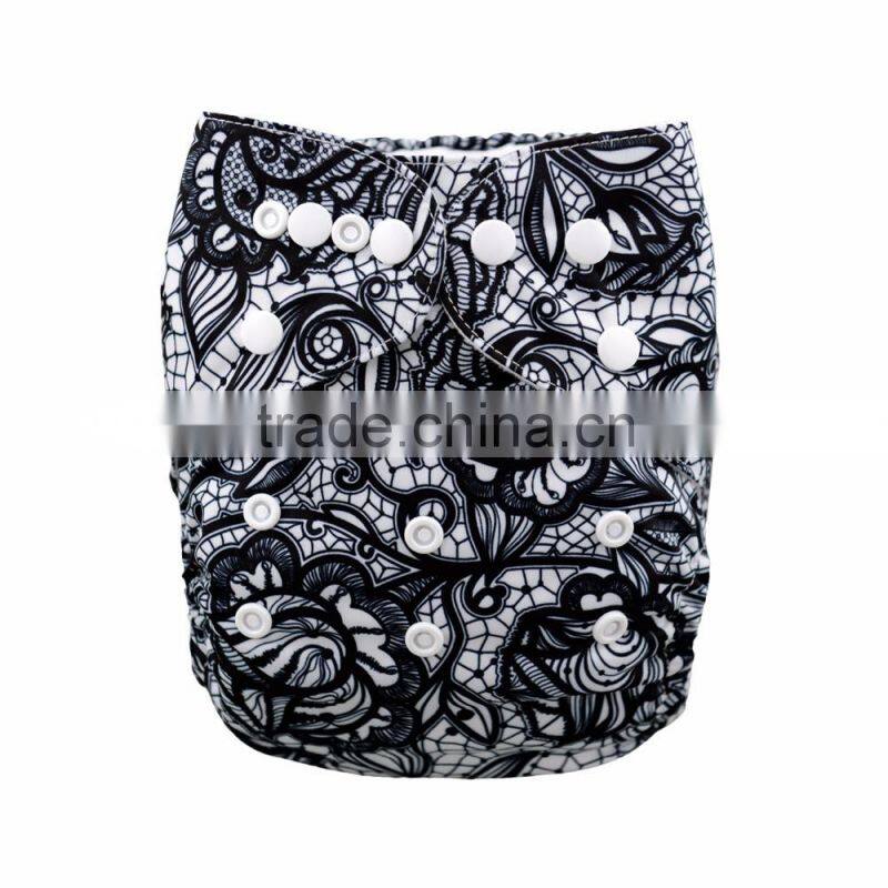 Alva New Pattern Pocket Cloth Diaper Best Baby Diaper Wholesaler