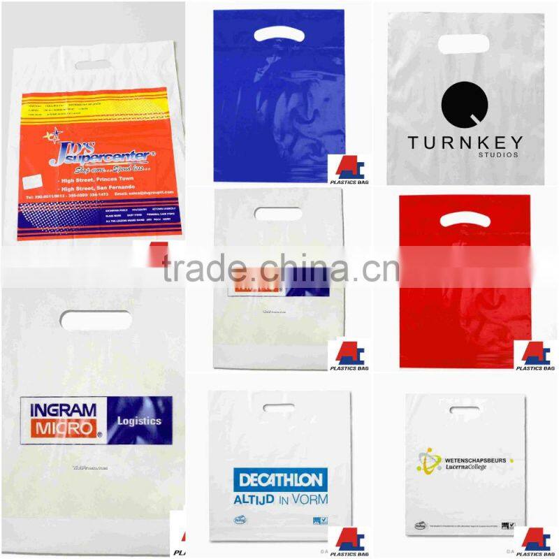 Clear Transparent Flat Plastic Bag Flat Bag with Bar code Customized