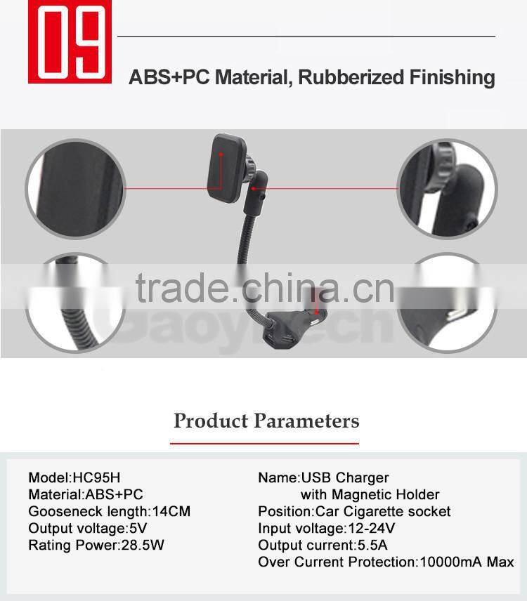 Customzied Logo Printing 5V 5.5A Car Charger
