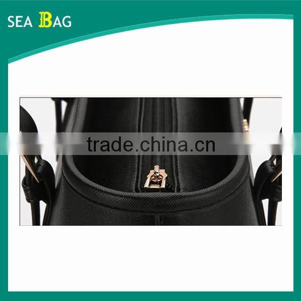Alibaba China Eurpean Style Simple Leather Designer Handbag Women Shoulder Bags
