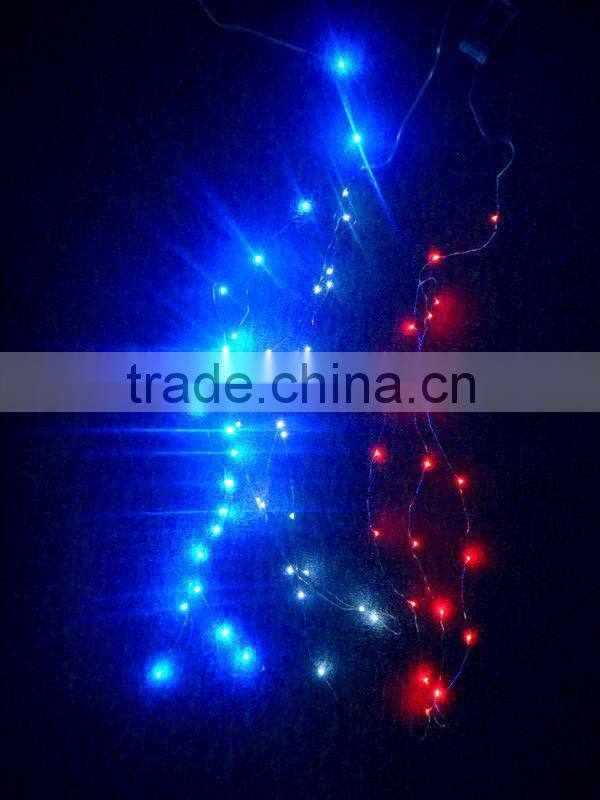 Mini copper/silver wire LED string light with battery operated YH-9002B