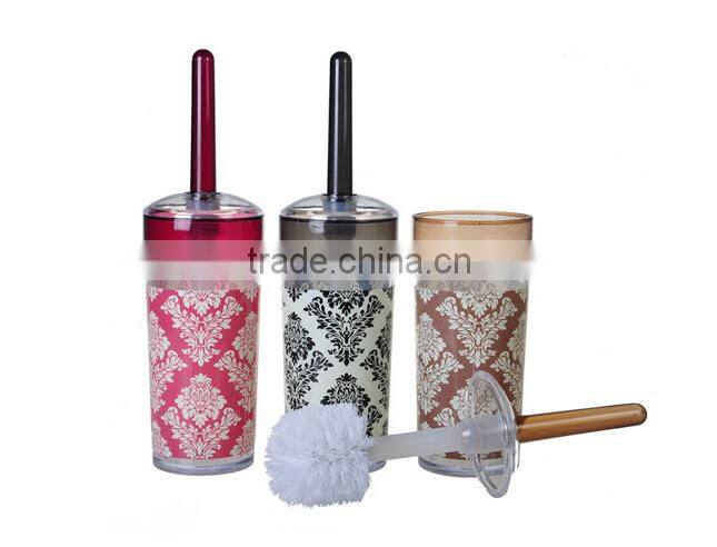 Eco-Friendly Feature and Toilet Usage plastic brush with holder