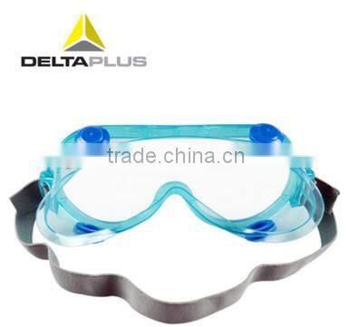 Clear Polycarbonate Goggles 4 ventilator Woven Elastic Strap