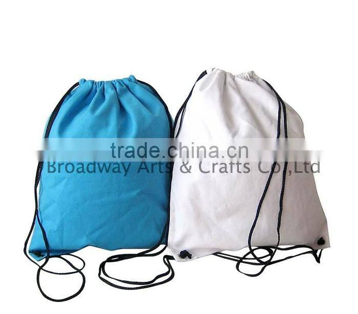 High quality customized cotton backup drawing bag