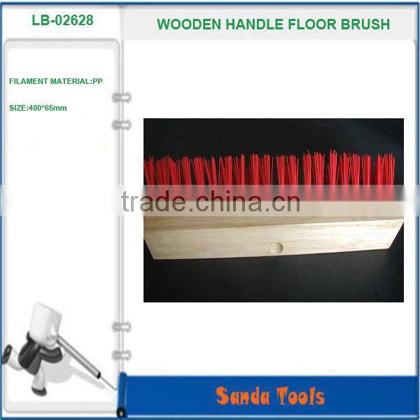 400mm Wooden handle Floor Brush/ Broom with pp bristle