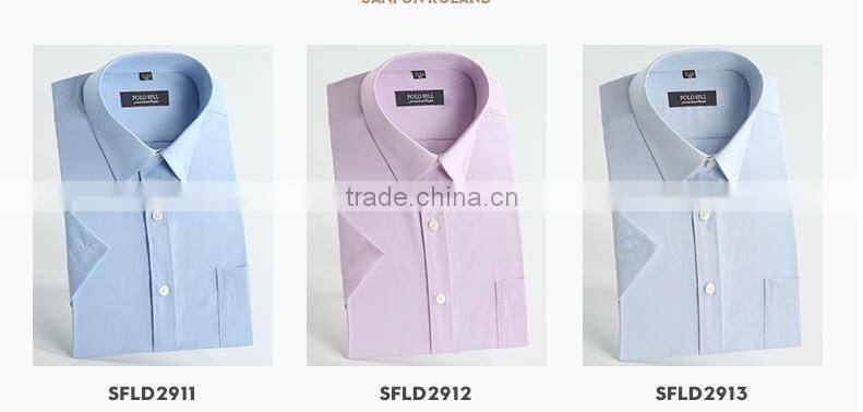 Wholesale price New pattern Solid Color french cuffs bulk custom men dress shirts