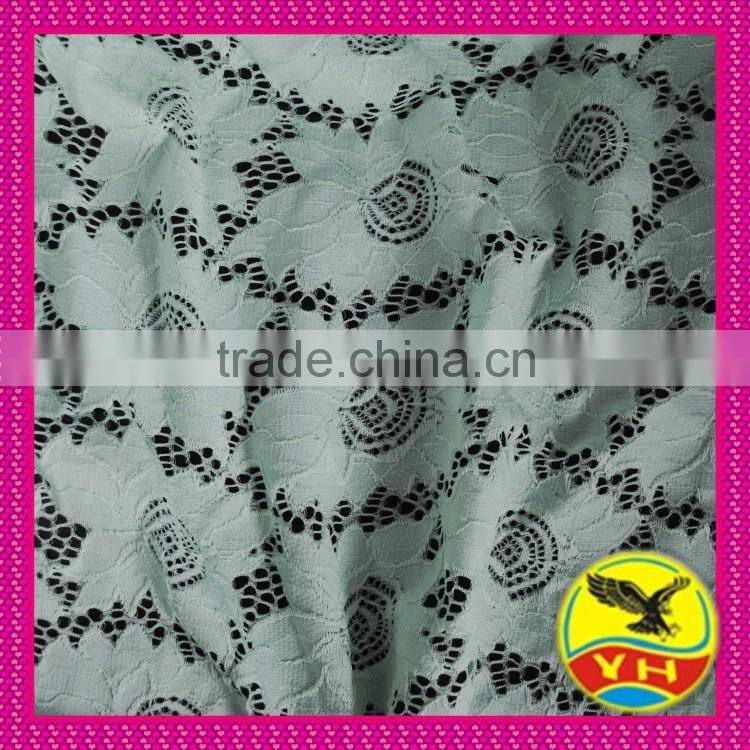 nylon chenille lace fabric for women