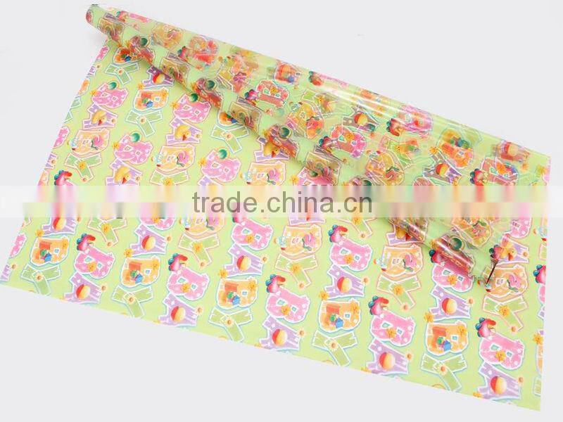 factory price bopp transparent color plastic film