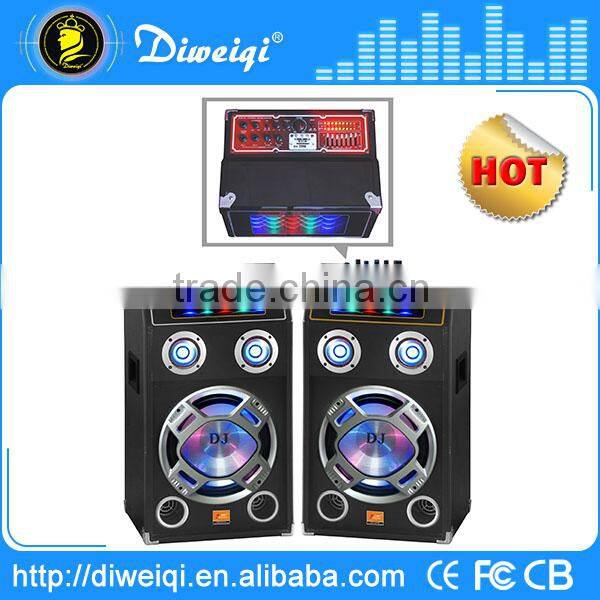 professional 2.0 dj subwoofer sale with FM radio,EQ,MIC