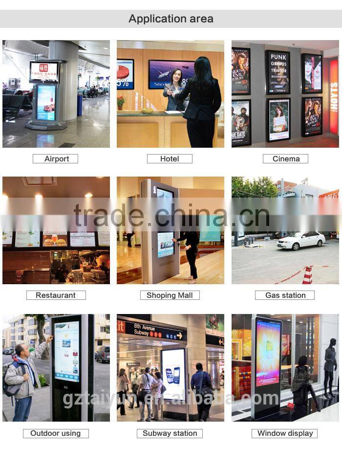 55 Inch Stand High Brightness Wifi Touch Screen Advertising Large Outdoor Lcd Display