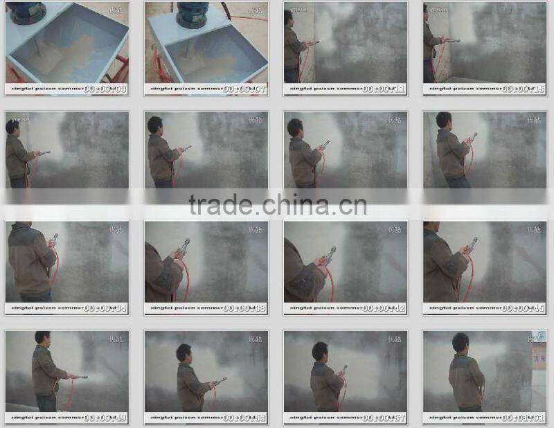 Newest technology lacquer putty spraying machine, spray latex paint machine for wall