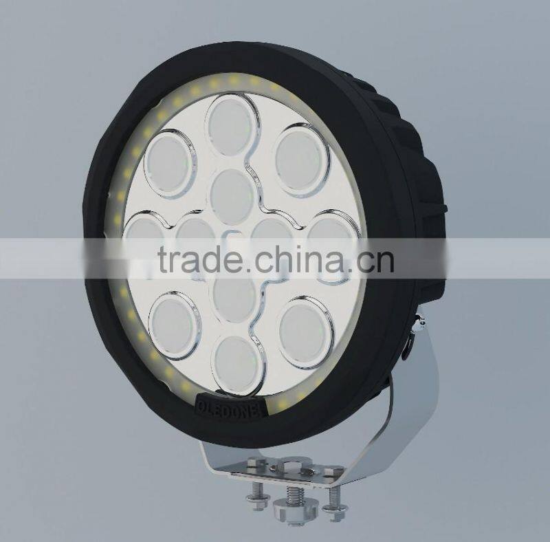 Factory direct offer 8.2" 120W offroad tractor trailer truck Jeep halo LED work light