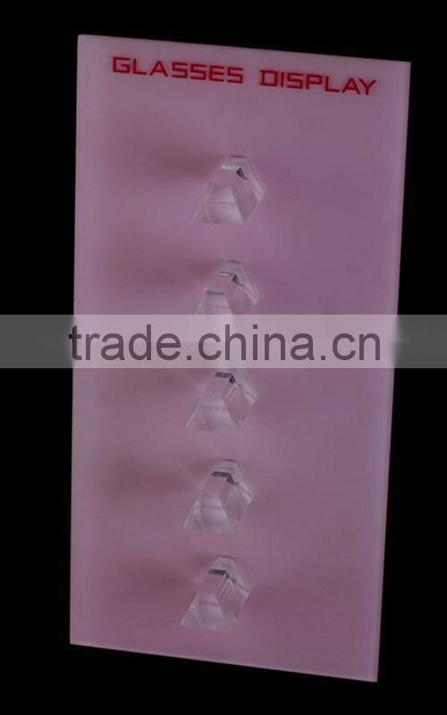 Contracted style glasses folded display acrylic wall