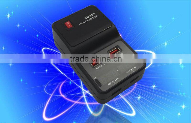 4 usb Travel charger smart charger wall travel charger usb charging port power adapter