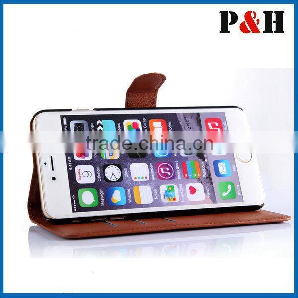 2015 newest design for iphone 6 leather case