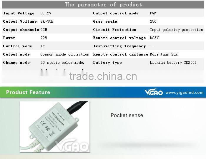 12Vchangeable controller for led christmas light