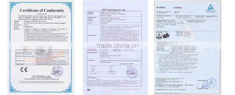 UL approved 5V 500 MA micro usb dc adapter