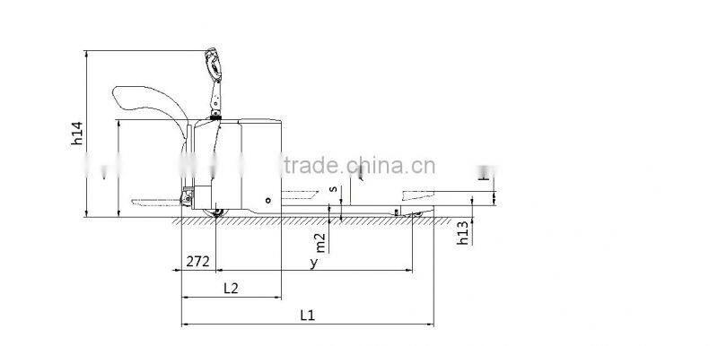3 Ton load capacity Electric pallet jacks