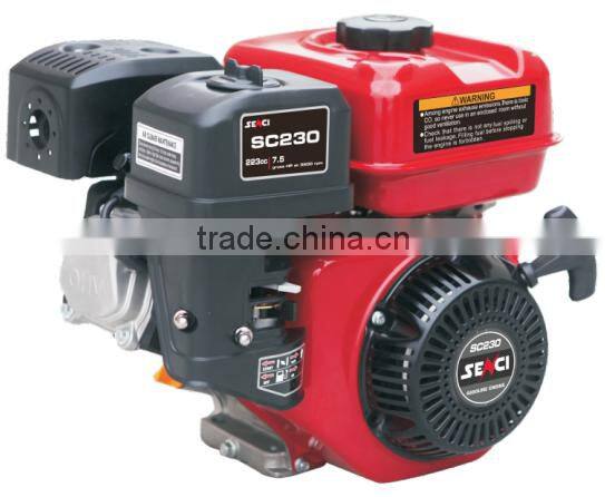 Good quality CE certificate 4.6kw SIngle Cylinder, 4 stroke gasoline engine