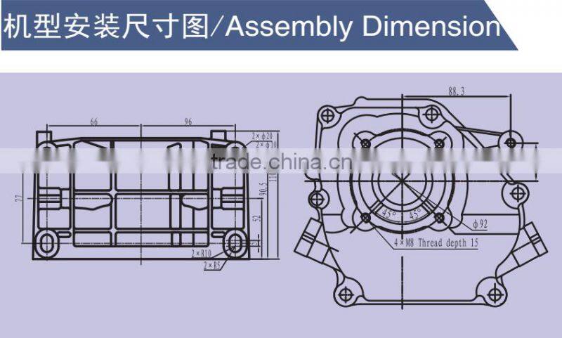 Good quality CE certificate 4kw SIngle Cylinder, 4 stroke gasoline engine