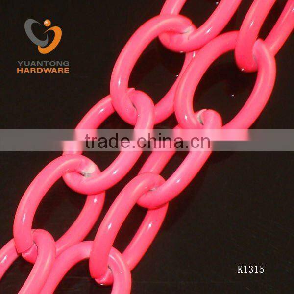 2.6-2.8mm thickness gold color curb chain 18.5*12.6mm