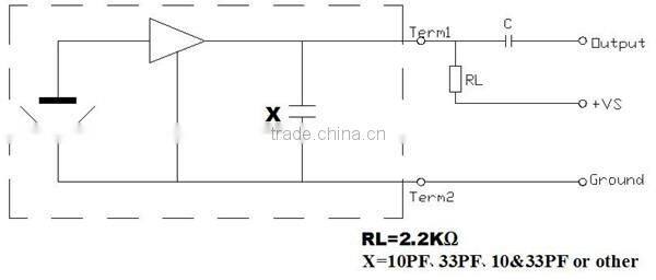 Customed Omnidirectional Electret Microphone Unit Parts Wholesales(FOM6015-RS)
