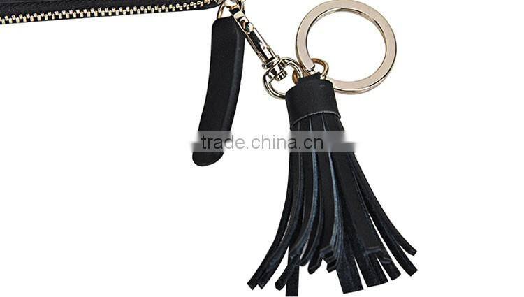 Japanese fancy cat short style cute wallet in black color