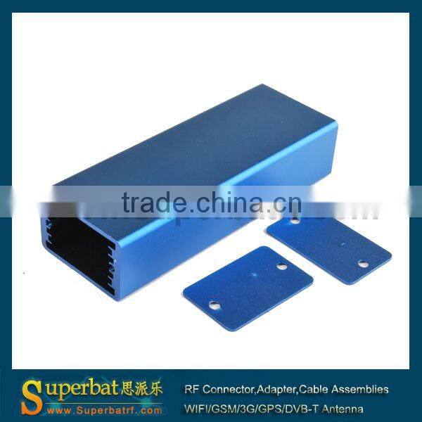 aluminum box enclosure case -4.33"*1.73"*0.90"((L*W*H) round aluminum box