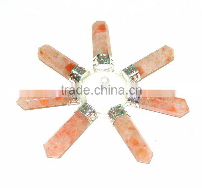Wholesale Of Chakra Energy Generator : Green Aventurine Shreeyantra 4 Point Energy Generator Tool