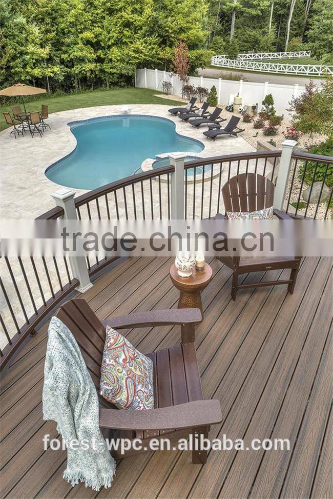 waterproof facade material wood plastic panel Wpc House