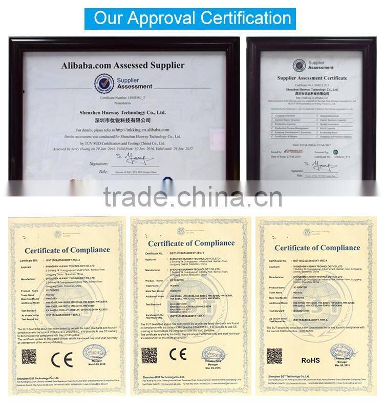 Shenzhen HUEWAY 3D Printing Machine Top Supplier For Final Promotion