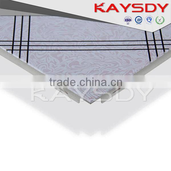 innovative artificial clip-in square aluminium ceiling tiles artistical