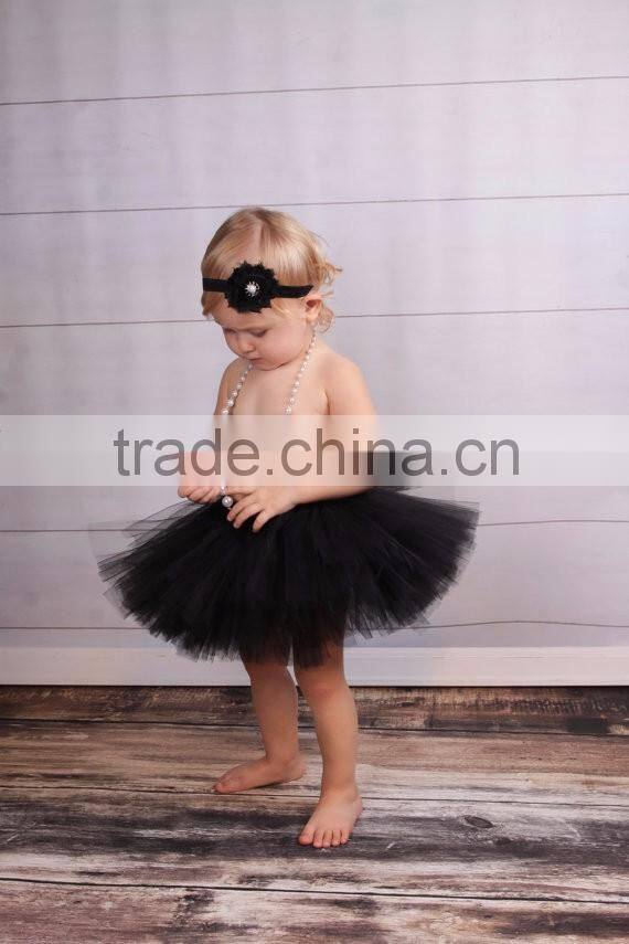 handmade black puffy tutu for kids cheap handmade tutu