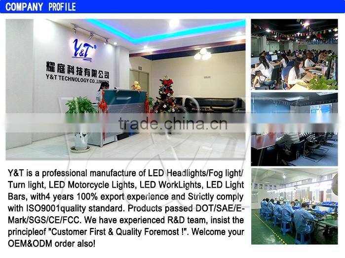 Factory direct! 36w Y&Y brand 4 row LED work light bar for dune buggies off road truck atv utv sandrails