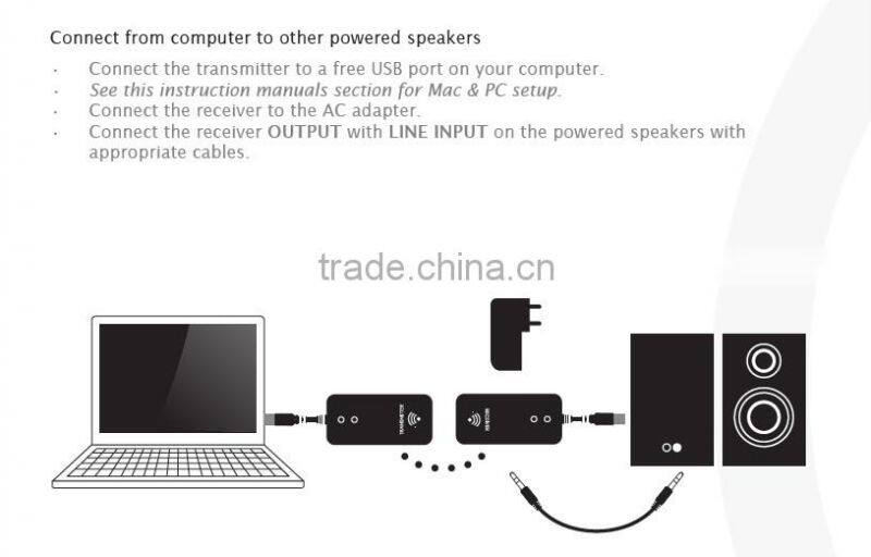 HiFi Wireless computer audio for home usage