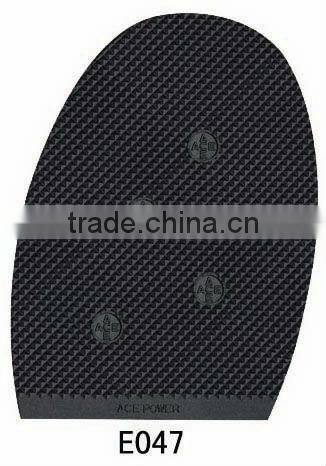 E025 Thick Tooth Shape Natural Rubber Soles For Shoe Repair Material