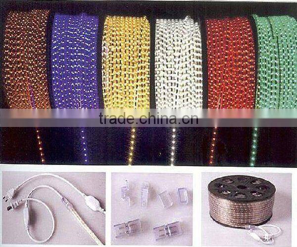 CE RoHS decoration Wateproof DC12V 24V AC120V 220V remote control led led rope light manufactures in china