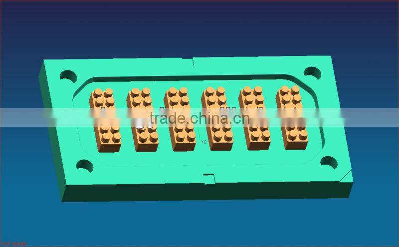 Children plastic brick mould