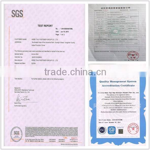 steel structure high tensile nut and bolt with washer