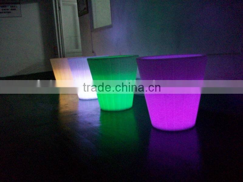 16colors changing led illuminated ice bucket, led ice bucket party cooler