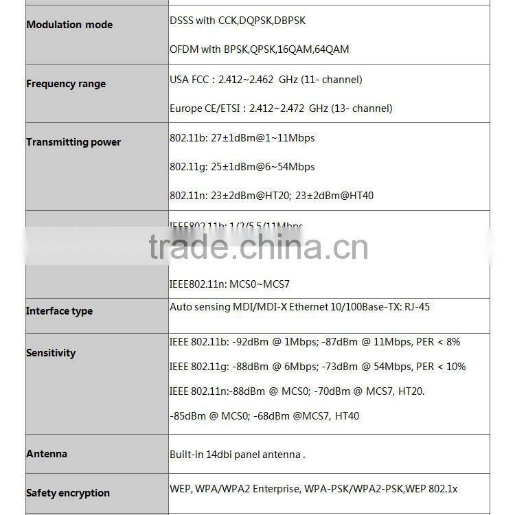 Nice 2.4ghz 3km wireless outdoor access point CPE networking equipment