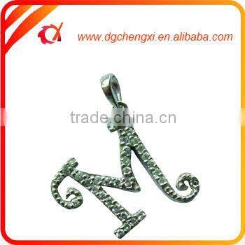 Wholeasle Diamon Bling Flower Shaped Silver Necklace