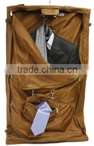 Black Leather Garment Bag,Suit Covers,Travel Bag