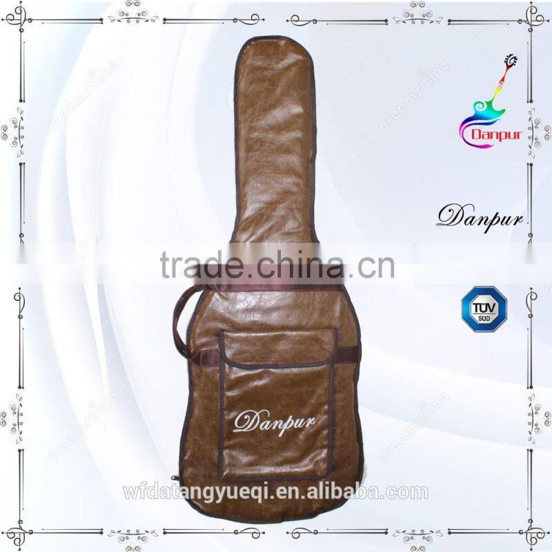 Custom designer leather guitar gig musical instrument bag